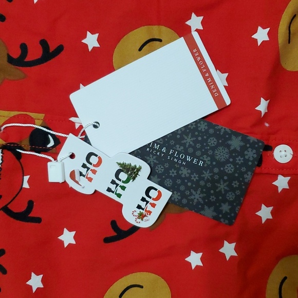 NWT: DENIM & FLOWER HOLIDAY SHIRT - Picture 2 of 4